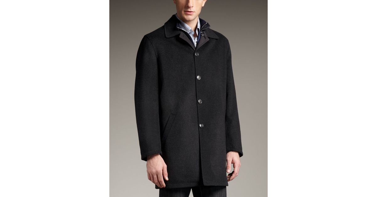 Brown Wool Ermenegildo Zegna Coat Vestiaire Collective Ermenegildo Zegna Grey Cashmere Coat