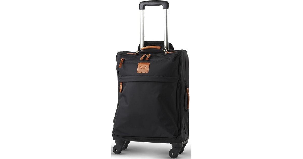 Bric\u0026#39;s X Travel Fourwheel Cabin Suitcase 55cm in Black for Men | Lyst  