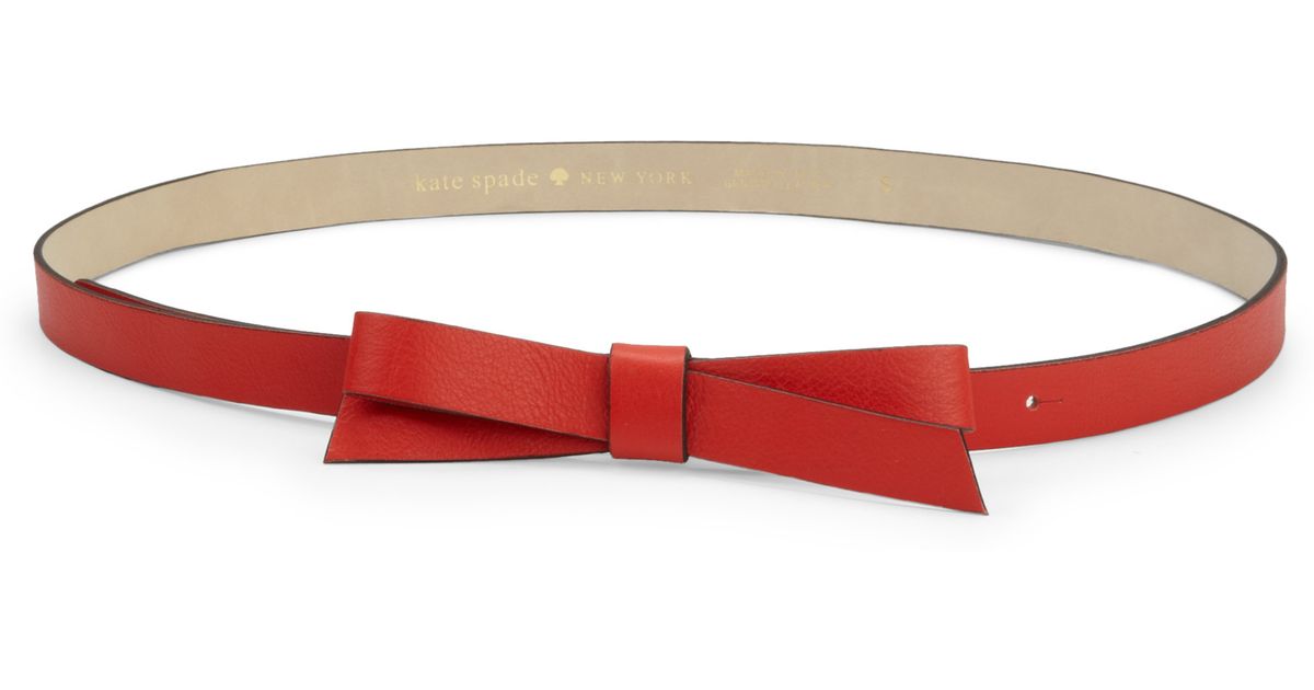 kate spade bow belt