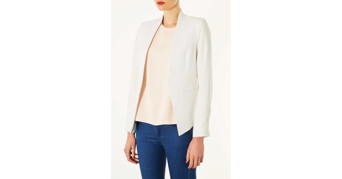 topshop white jacket