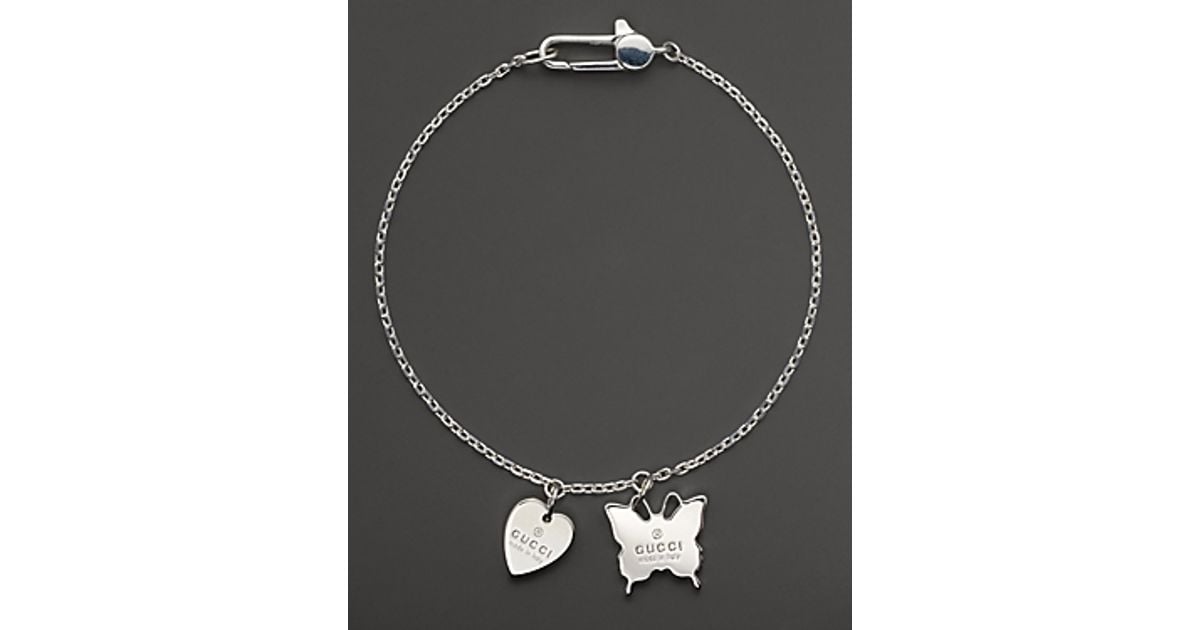 Gucci heart bracelet womens store
