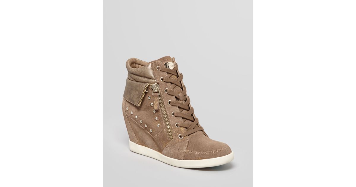 guess wedge trainers