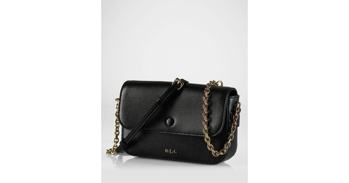 Lyst Lauren By Ralph Crossbody Newbury Tech Mini In Black