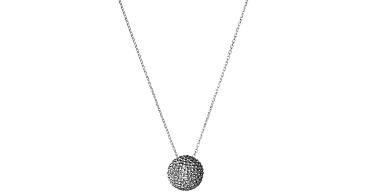 Links Of London Effervescence Big Bubble Pendant Necklace 32 In Silver Metallic Lyst