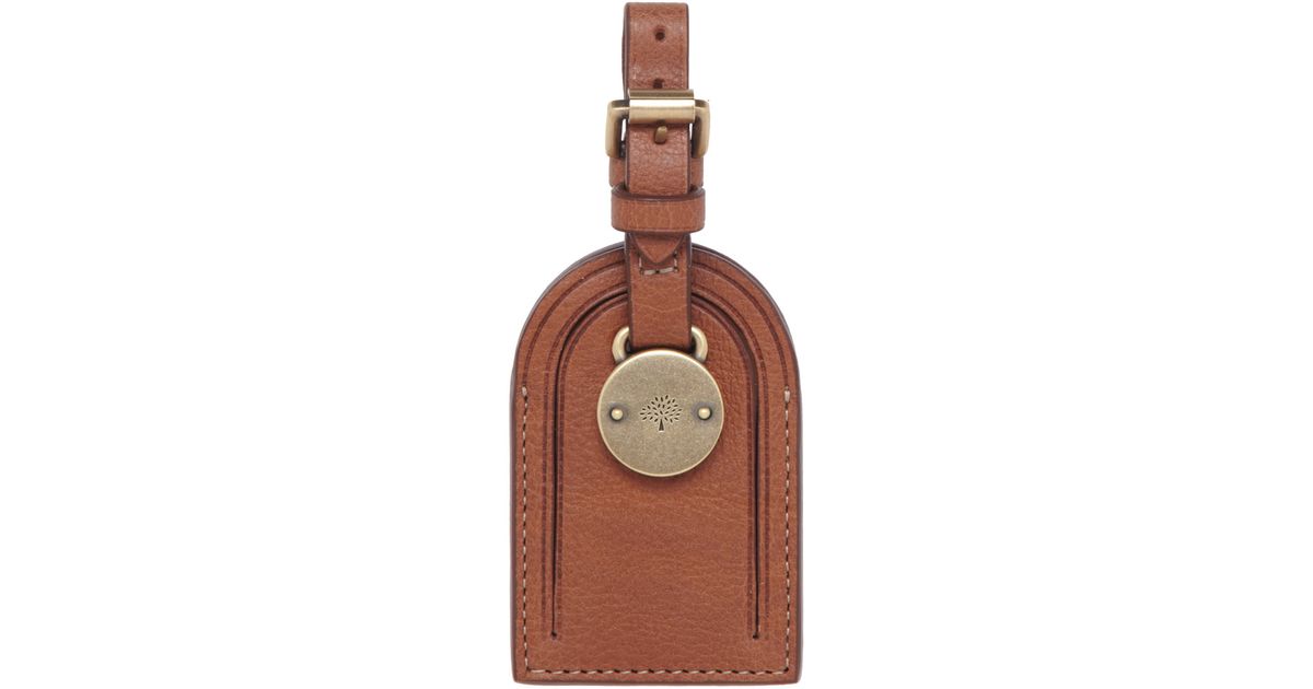 Mulberry luggage tag