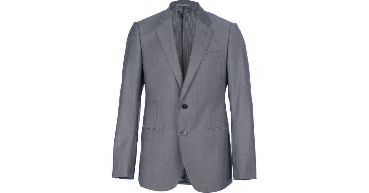 grey armani suit