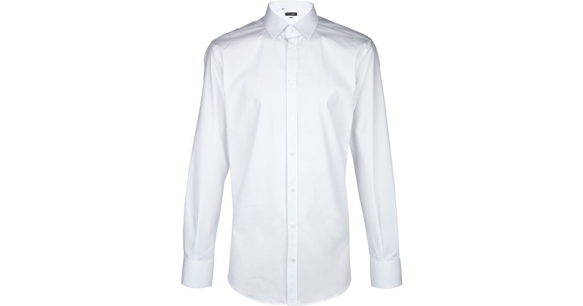 Dolce & Gabbana Martini Shirt in White for Men | Lyst