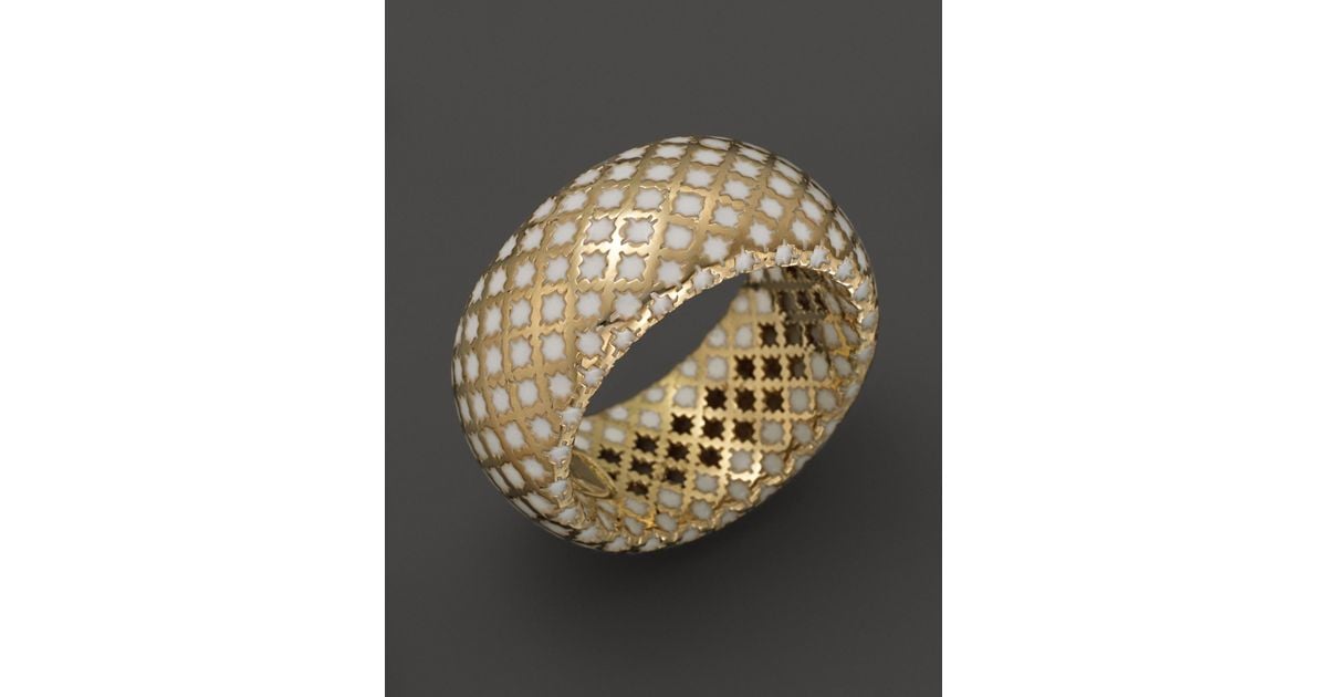 gucci 18ct gold diamantissima ring