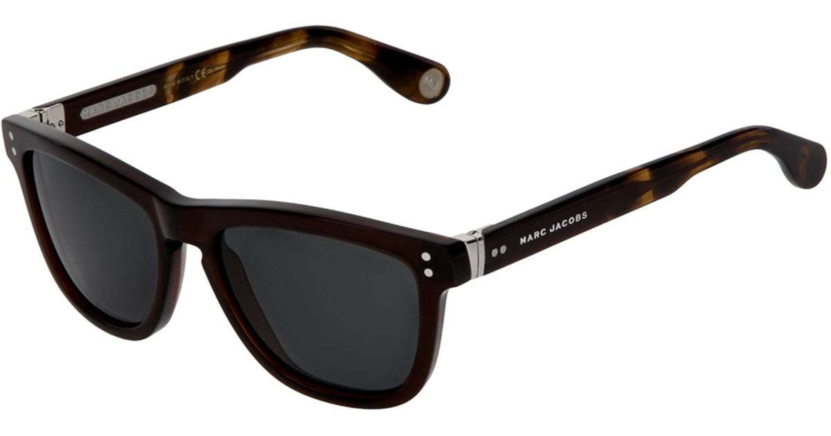 Marc Jacob Black Faded Oversized Wayfarers Marc Jacobs Sunglasses MARC-757-S 003/IR main image 3