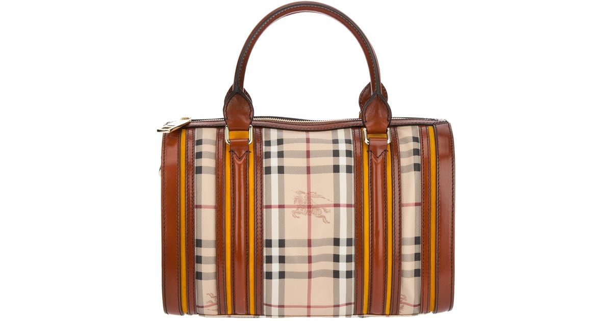 burberry haymarket bowling bag