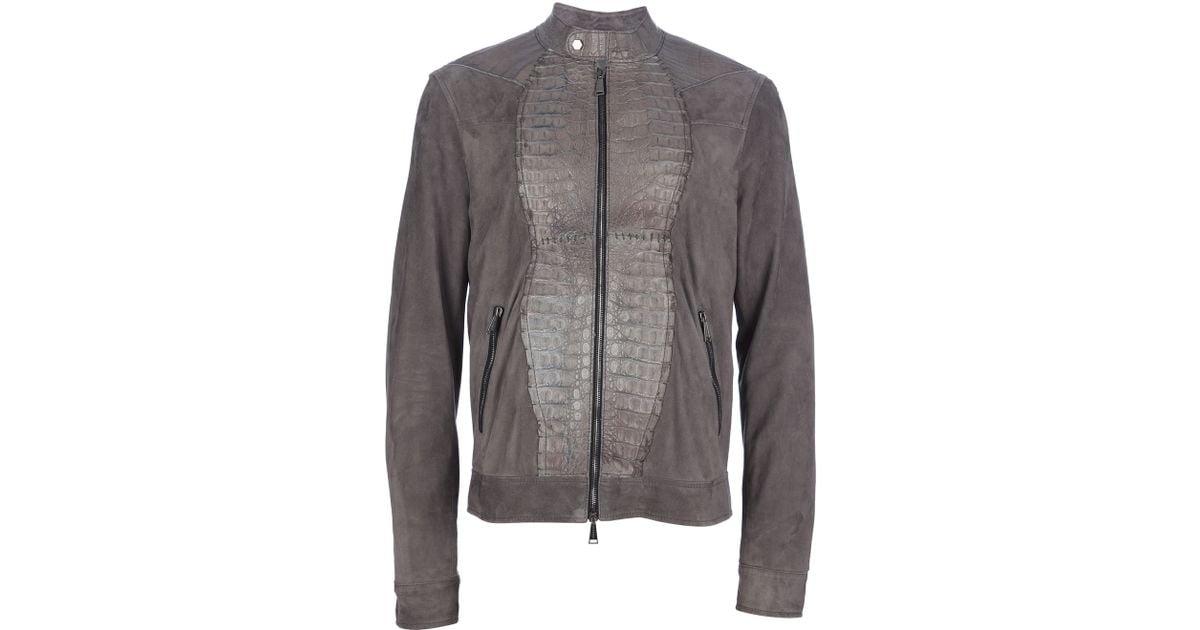 philipp plein croco leather jacket