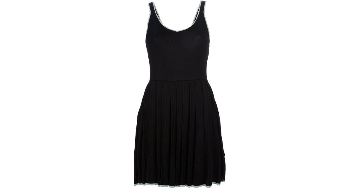 Opening Ceremony Tennis Dress in Black - Lyst