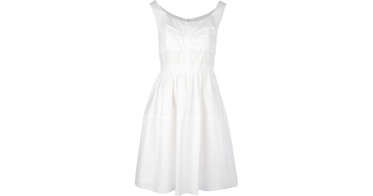 carven white dress