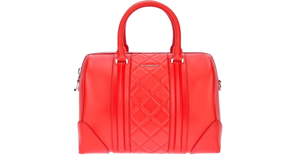 Givenchy Lucrezia Bowling Bag in Red - Lyst