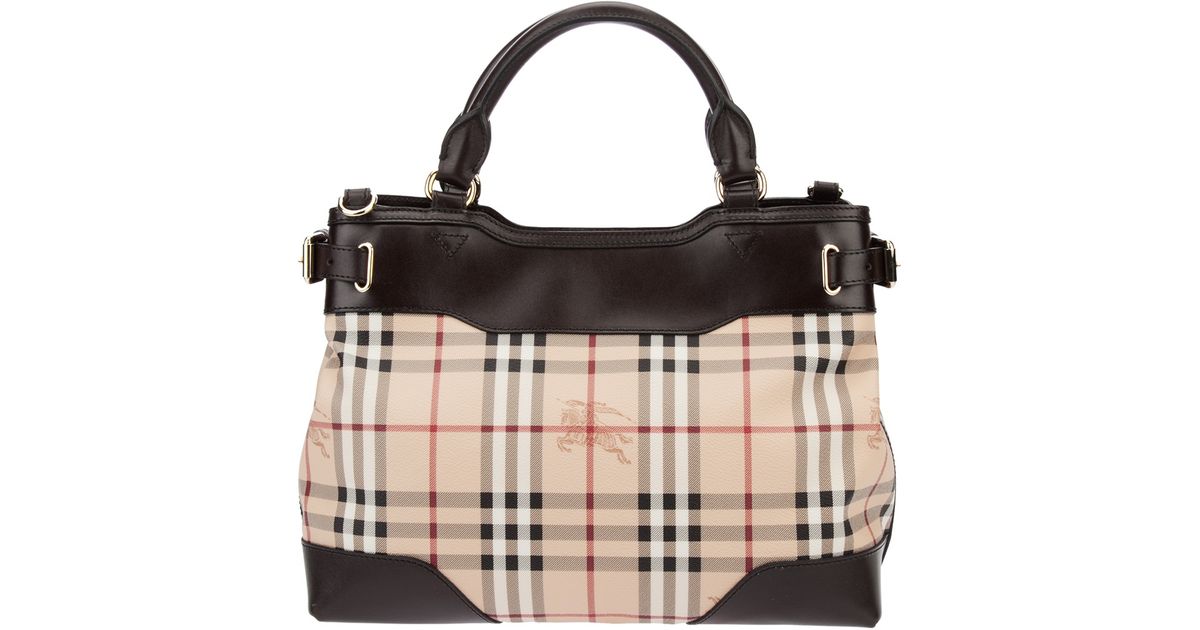 Burberry Hepburn Bag in Natural | Lyst