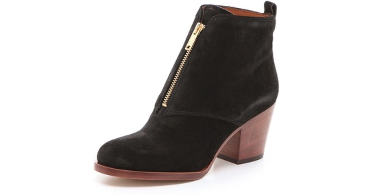 Marc Jacobs Zip Front Ankle Boots 