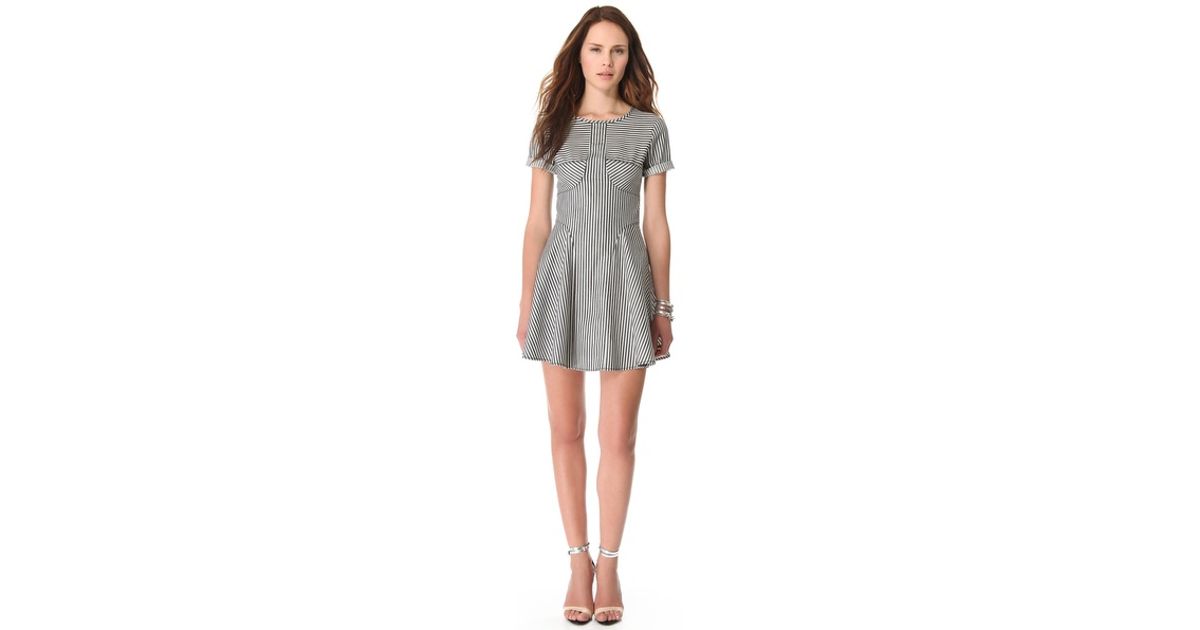 tibi denim dress