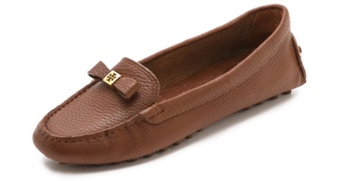 Tory Burch Ludlow Driving Loafers in Brown - Lyst