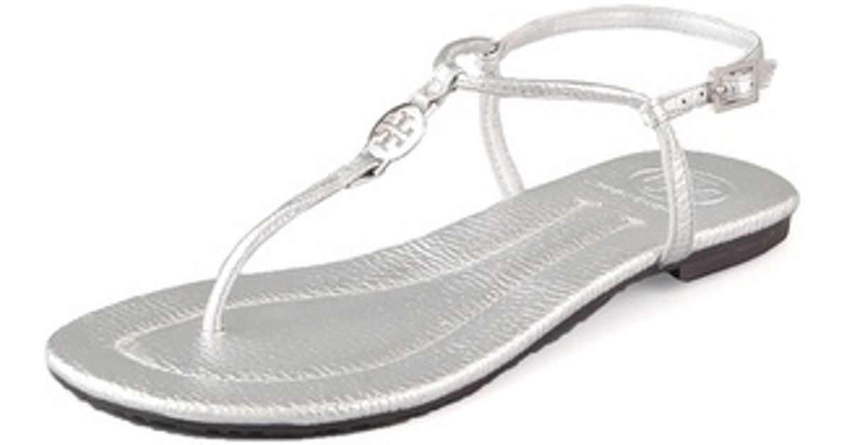 tory burch emmy metallic sandal