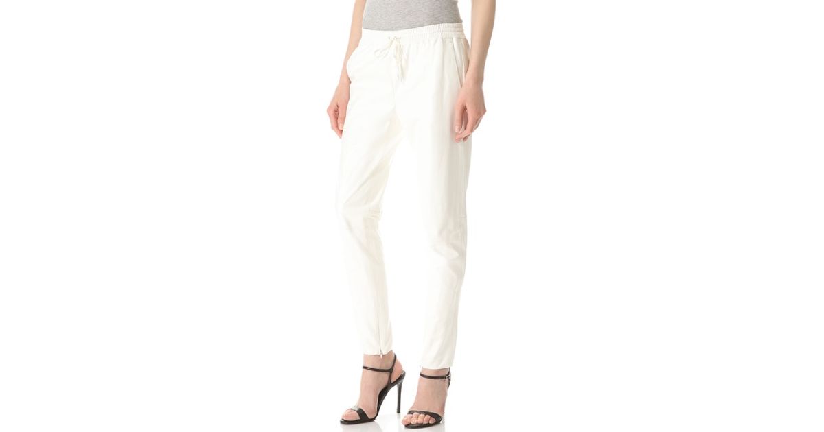 vince white pants