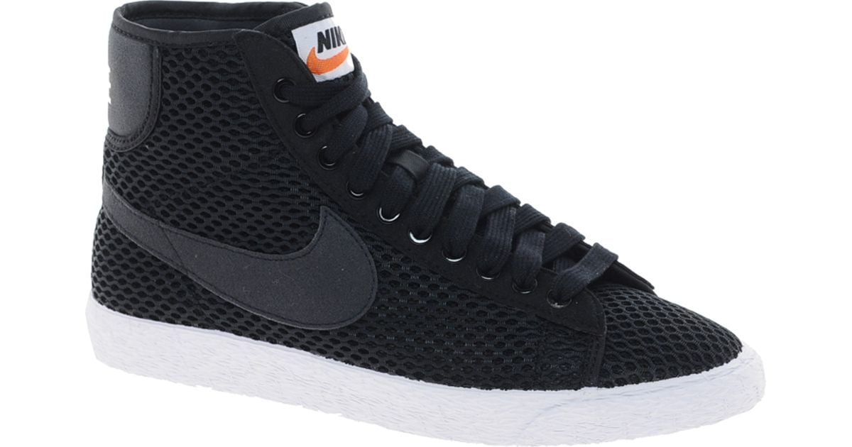 nike mid blazer trainers