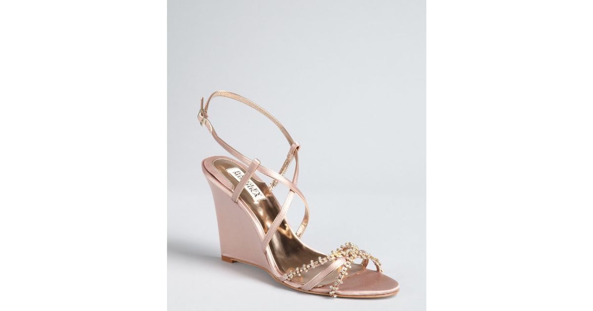 badgley mischka jewel wedge