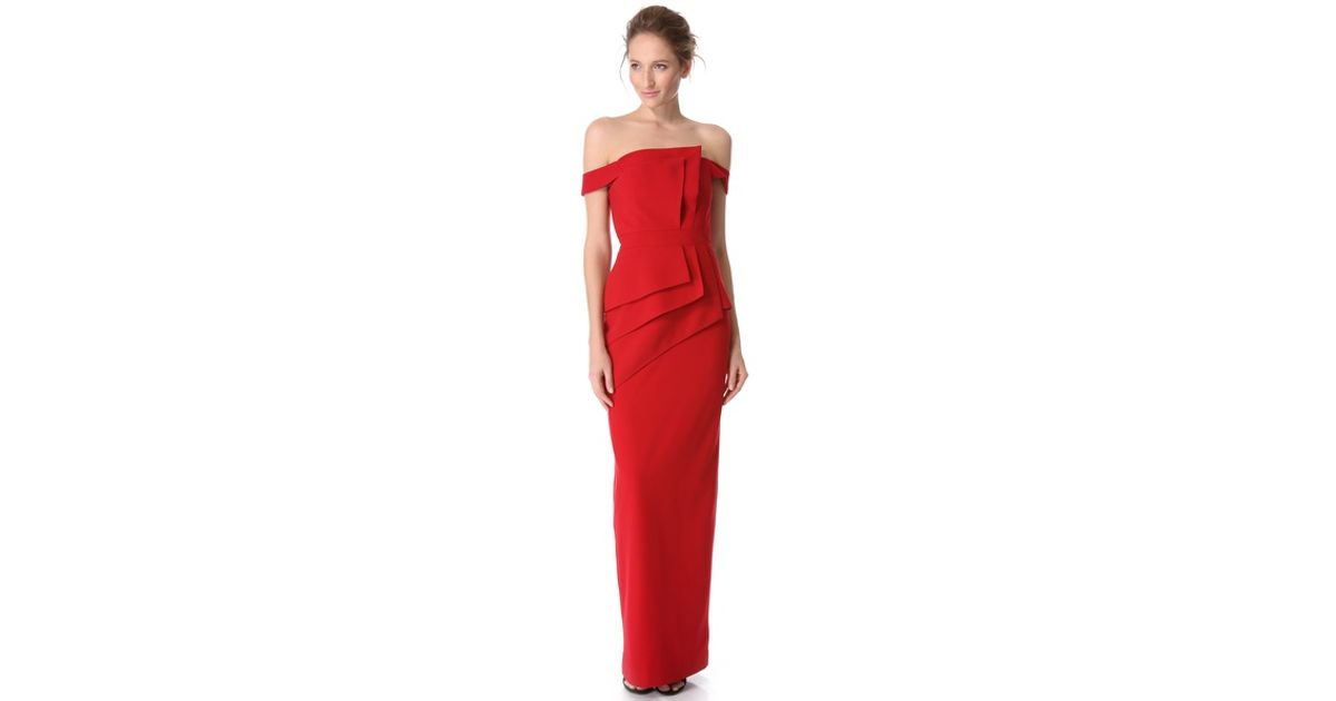 black halo la reina gown