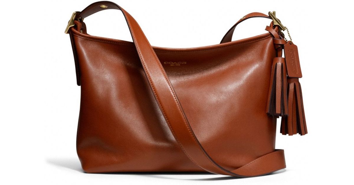 COACH Legacy Eastwest Duffle in Leather in Brown | Lyst