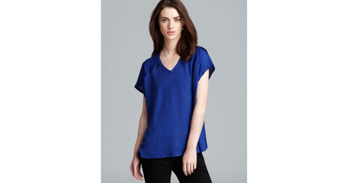 eileen fisher v neck top