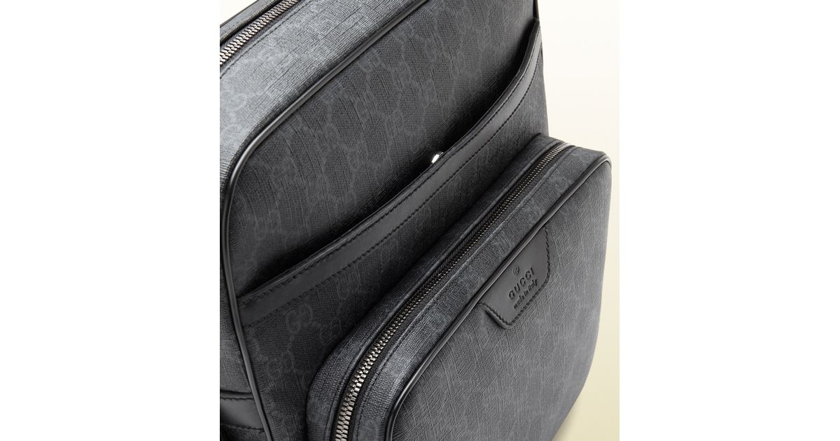 gucci supreme sling backpack