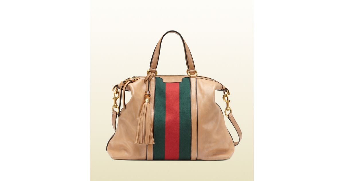 Gucci Rania Leather Top Handle Bag in 