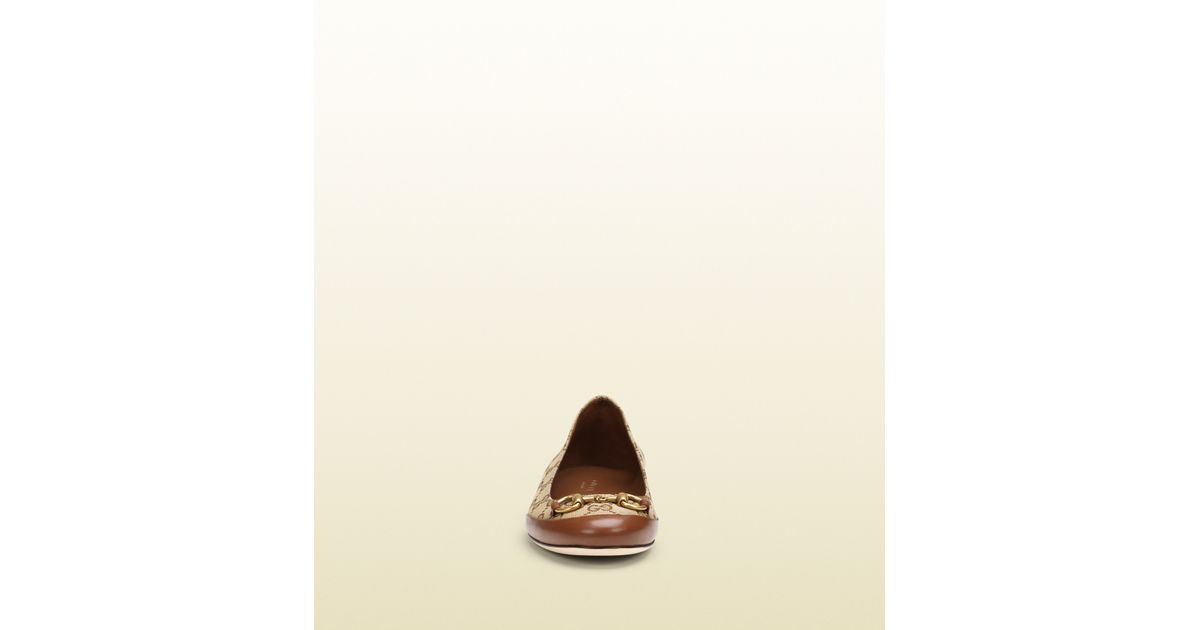 gucci horsebit ballerina