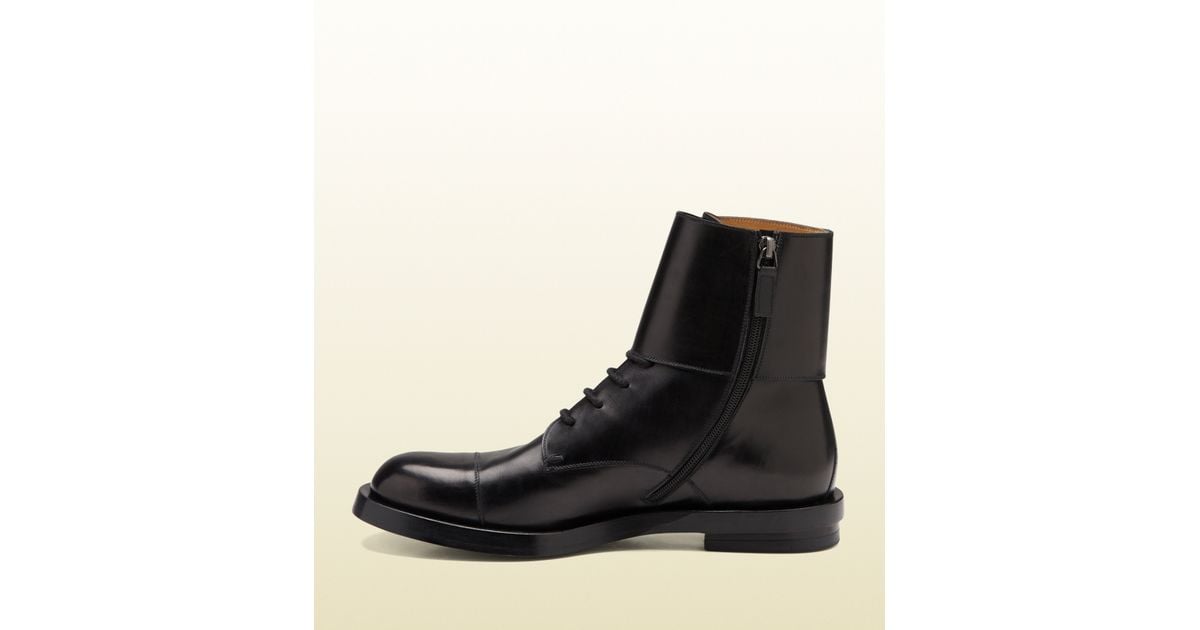 men's gucci boots with buckle