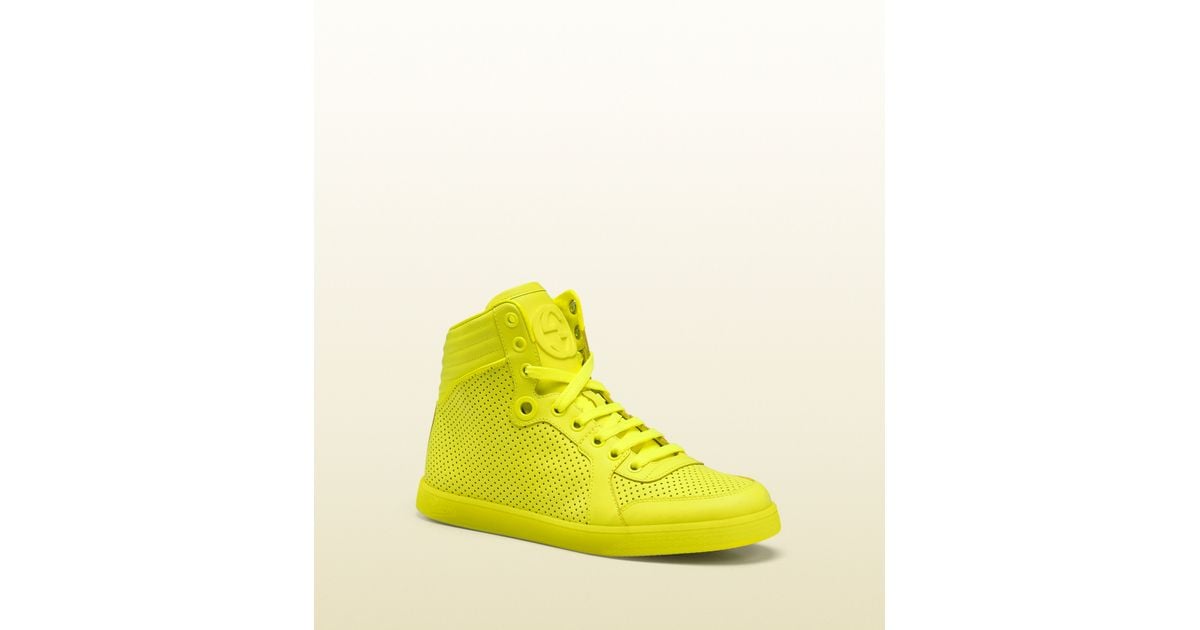 neon yellow sneaker