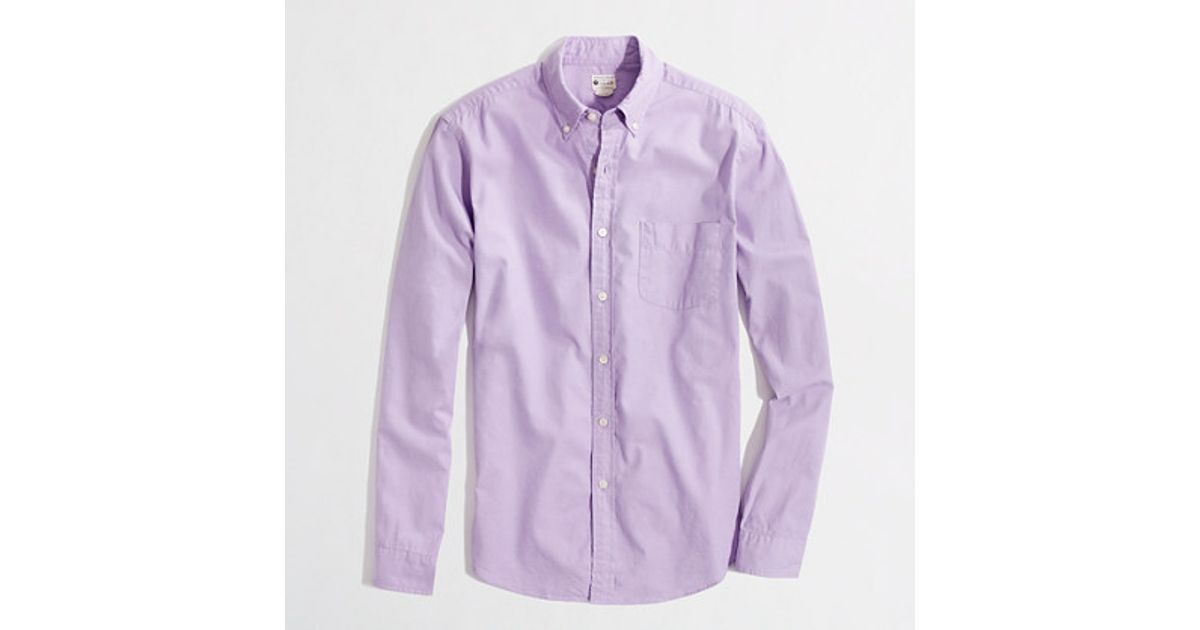 lilac oxford shirt