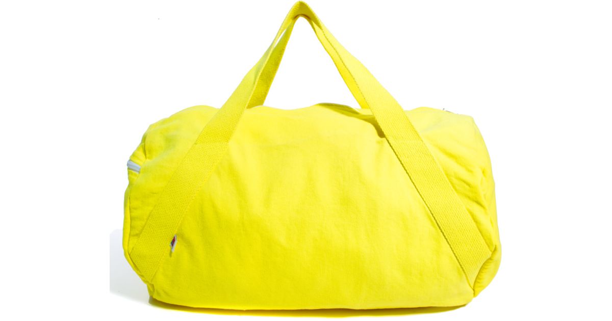 denim gym bag