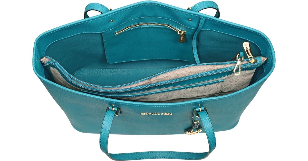 michael kors teal tote