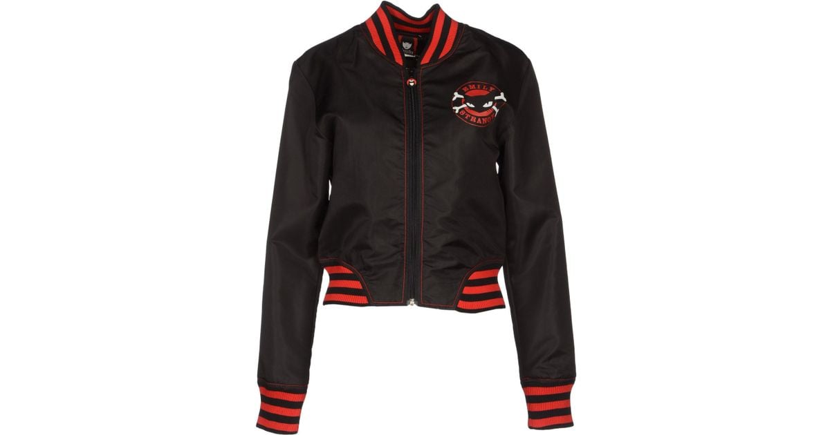 Emily The Strange Jacket in Black | Lyst