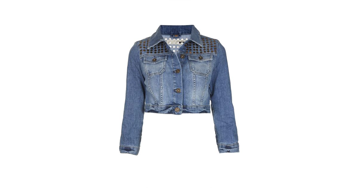 topshop moto denim jacket