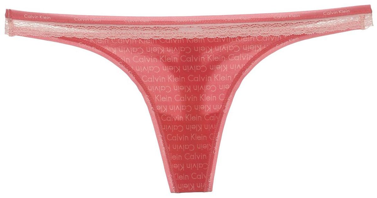 Calvin Klein G-String in Pink - Lyst