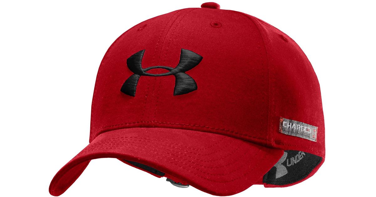under armour red hat