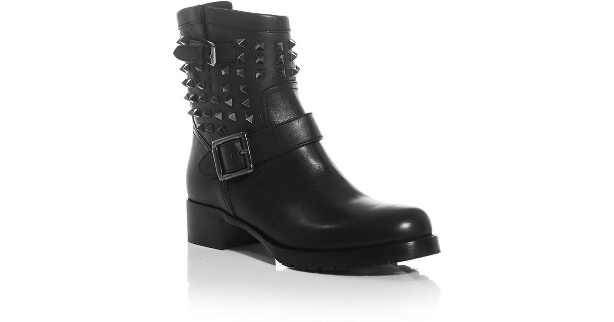 valentino rockstud biker boots