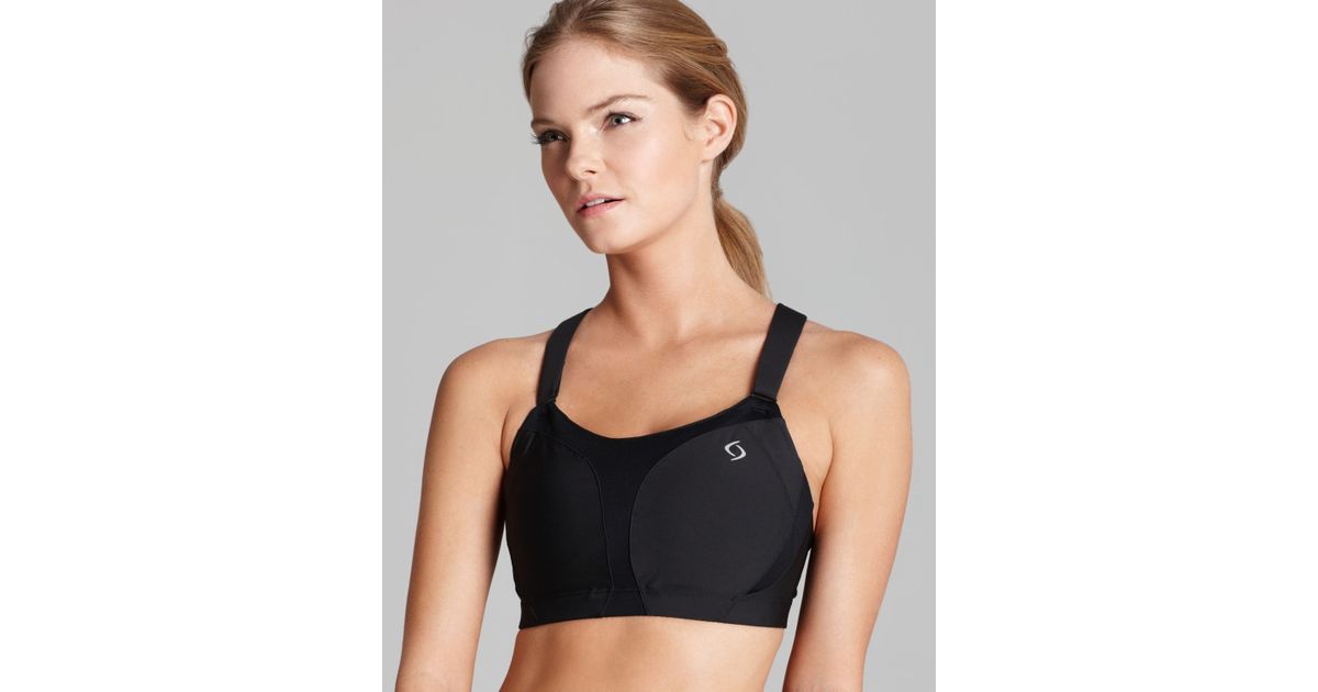 Moving Comfort Sports Bra Endurance Racer High Impact In Black Lyst