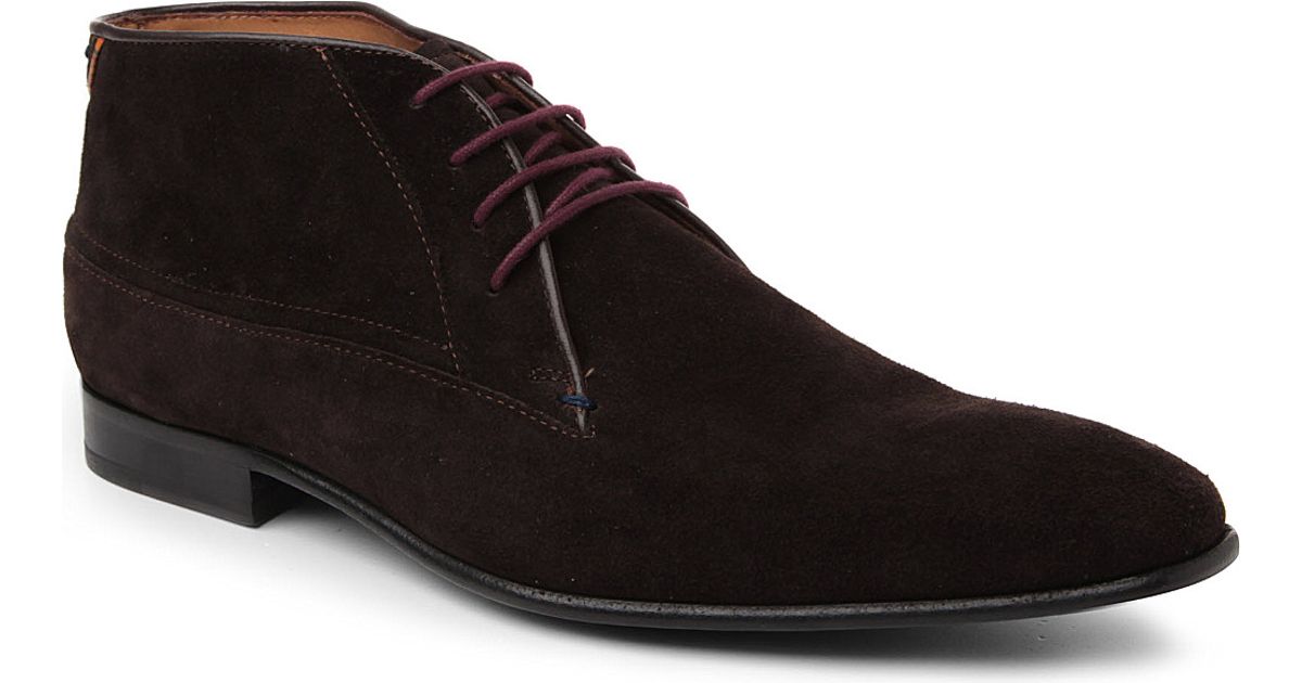 paul smith chukka boots brown