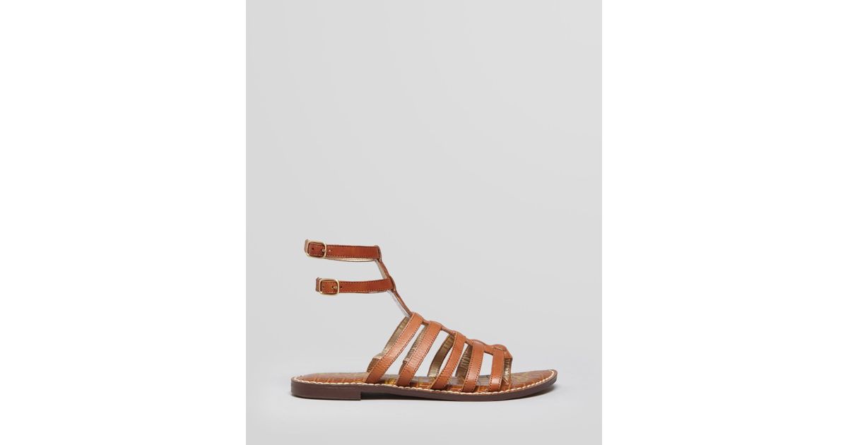 sam edelman brown gladiator sandals