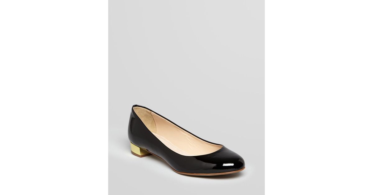 black flats with small heel