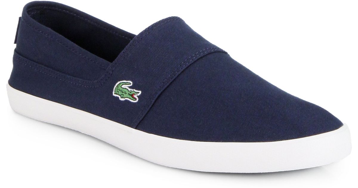lacoste slip on shoes