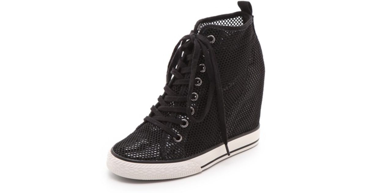 dkny leya wedge sneakers
