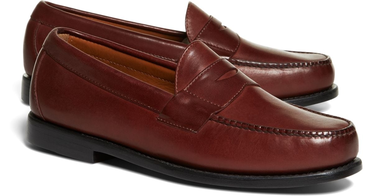brooks brothers classic penny loafers