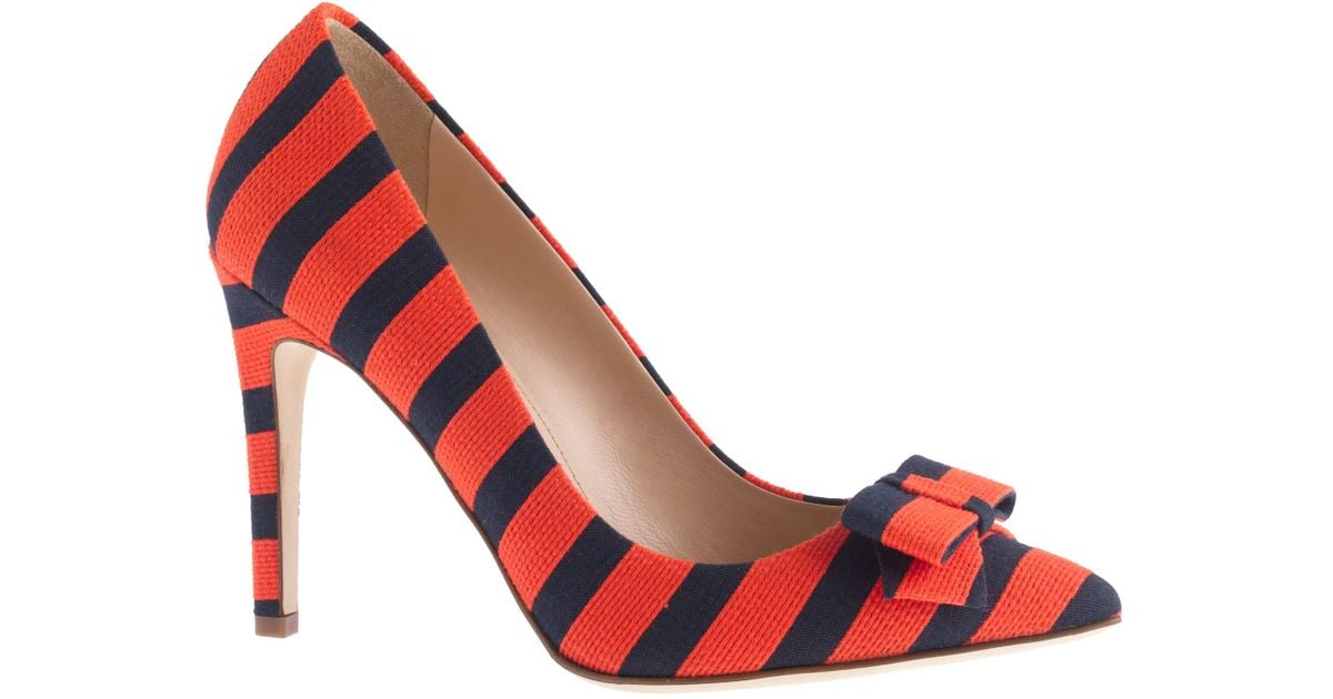 j crew bow heels